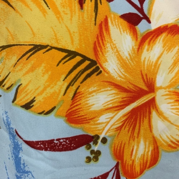 Banana Republic Blue Floral Tropical Board Swim Shorts - Picture 3 of 14